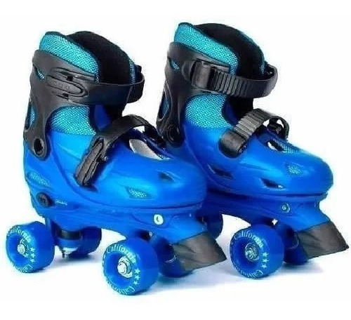 Patines Roller Extensible Nena Nene 4 Ruedas Bota Con Freno 