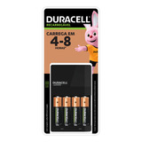 Carregador Duracell Para Pilhas Aa E Aaa Com 4 Pilhas Cef-14