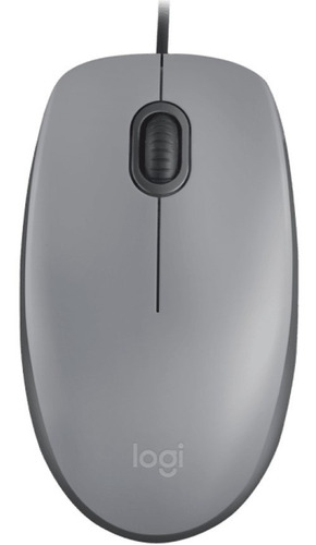 Mouse Usb Pc M110 Logitech Silencioso Cableado Optico