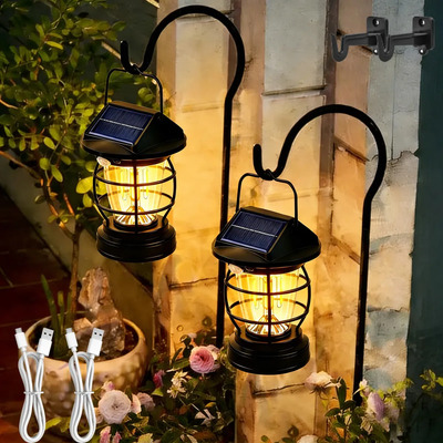 2pc lamparas solares Lámparas De Pared Led Vintage para exterior iluminación para patios solar Goodea 3500K faroles para exterior,faroles exteriores,farol exterior, | MercadoLibre