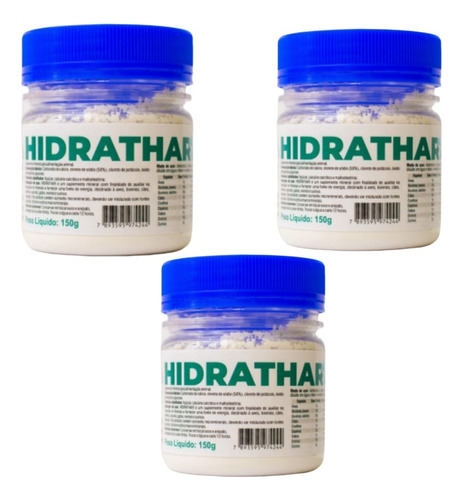 3 Soro Hidradante Energético P/cães E Gatos 150gr-hidrathar