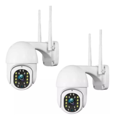 Pack Camara Wifi Ip Inalambrica Hd Exterior 1080p 