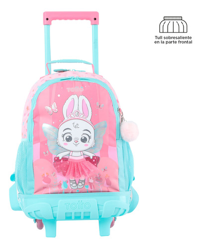 Morral Totto Totto Con Ruedas Niña Rue Bomper Dancing Rabbit