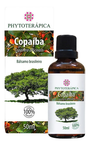 Óleo Vegetal De Copaíba Bálsamo 60ml Natural - Phytoterápica