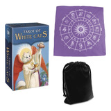 Tarot De Los Gatos Blancos Rider Con Mantel Y Saco