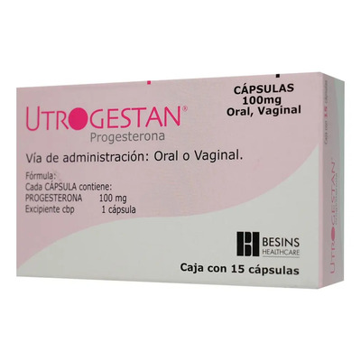 Utrogestan Cápsula 100 Mg, 15 Cápsulas | Envío gratis