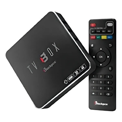 Tv Box 4k Smart Tv Blackpcs Eo104l-bl 1gb Ram Negro Tipo de control remoto Estándar | Meses sin interés