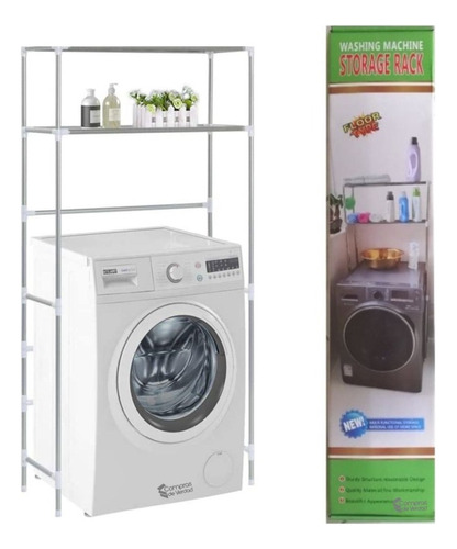 Estante Organizador De Lavadora/baño Soporte Ajustable