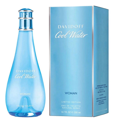 Perfume Mujer Davidoff Cool Water Woman Edt 200ml