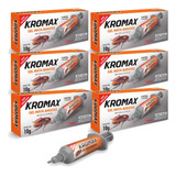 Kit 6 Repelente Em Gel Remédio Veneno Mata Barata Kromax 10g