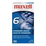 Fita Cassette Vhs Maxell Standard 6 Hrs  Lacrada