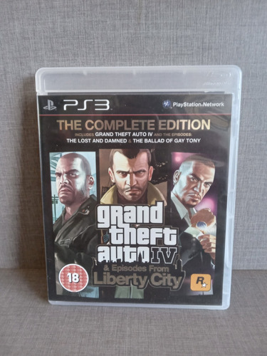Jogo Ps3 - Gta 4 The Complete Edition