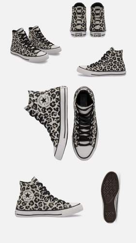 Botitas Converse Animal Print