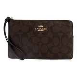 Coach Muñequera Grande Cierre Colores 100% Original Monedero