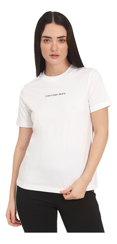 Camiseta Ck Para Mujer J20j221065