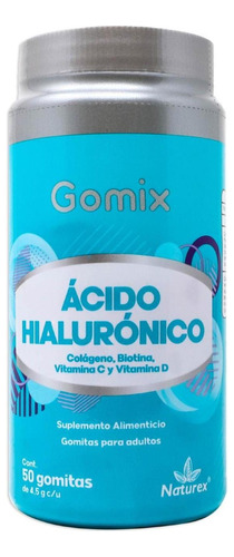 Gomix, Acido Hialurónico,adulto, 50 Gomitas 4.5g C/u