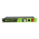 Regua Para Rack Com Disjuntor Bipolar Dj 5000 Plus Ipec Cor Verde 220v