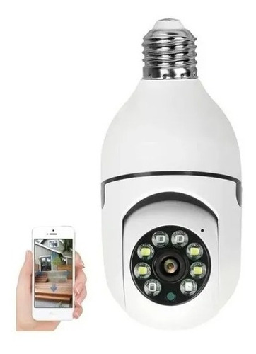 Camera Ip Segurança Lampada Yoosee Panoramica Espia Sensor