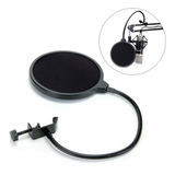 Pop Filter Anti Puff Para Microfone Condensador Profissional