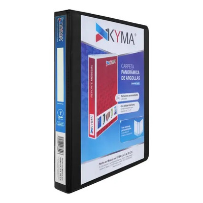1 Carpeta Negra Carta Kyma 1 Pulgada 3 Argollas 200 Hojas Color Negro | MercadoLibre