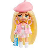 Muñeca Barbie Extra Mini Minis Juguete Universitaria 8cm ;o