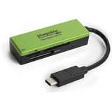 Lector De Tarjetas Usb C Plugable Para Sd / Micro / Mmc /...