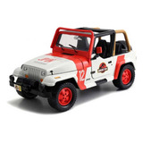 Miniatura Jeep Wrangler Jurassic Park Jada 1/24