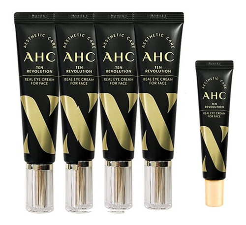 Ahc Ten Revolution - Crema De Ojos 1.0 Fl Oz X 4, 0.4 Fl Oz Momento De Aplicación Noche Tipo De Piel Todo Tipo De Piel