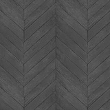 Papel Tapiz - Norwall G67996 Chevron Wood Wallpaper, Black, 