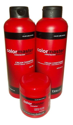 Shampoo 1 Litro + Acondicionador 1 Litro + Máscara Ácida