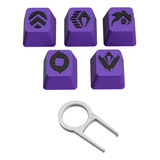 Set 5 Keycaps Omen Habilidades Valorant