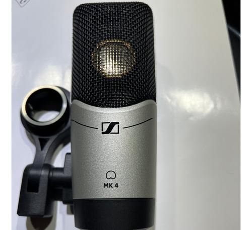 Sennheiser Mk4 Condenser Estudio Nuevo Color Negro/plata