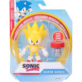 Super Sonic 4 Polegadas Jakks Pacific 10 Cm De Altura!