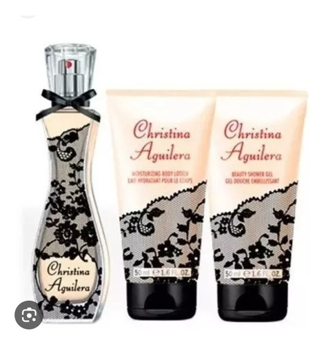 Cristina Aguilera Set Perfume 30ml Crema Y Body Lotion Origi