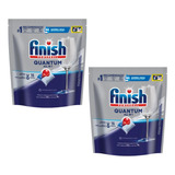 Finish Pack X2 Quantum Detergente Lavavajillas Total 30 Tab.
