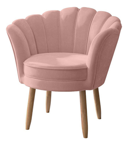 Poltrona Cadeira Decorativa Para Salão Lash Design Balaqui