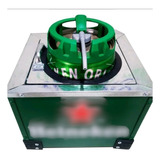 Caixa Térmica Aço Galvanizado Para Barril Heineken 5 Litros