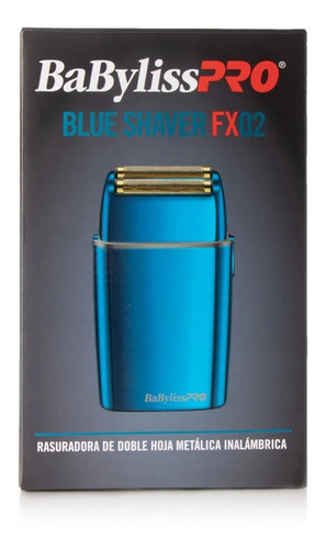 Afeitadora Shaver Babyliss Blue Fx Fx02 Azul Babylisspro