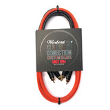 Cable De Audio Rca Stereo - Mallado - Western Rcax2o30 -3mts