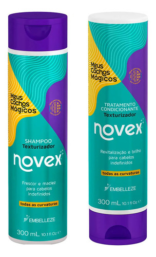 Shampoo + Condicionador Revitay Novex Meus Cachos 300ml