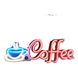 Anuncio Letrero Luminoso Coffe Led Neon Para Negocio Cafe