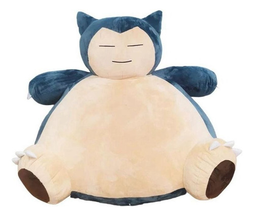 Puff Snorlax Cama Sillón Pokémon 150 Cm Cómodo Sin Relleno