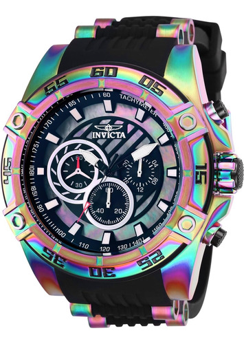 Reloj De Cuarzo Invicta Speedway Para Hombre, Negro,