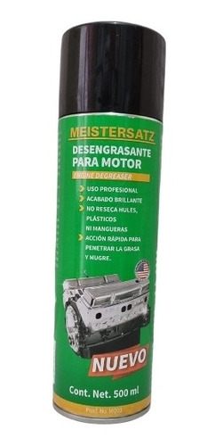 Desengrasante De Motor 500 Ml Meistersatz  Uso Profesional 