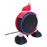 Suporte Para Alexa Echo Dot 3 - Papai Noel Enfeite Natal