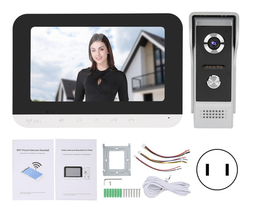 Sistema De Timbre Con Vídeo, Intercomunicador Tft Lcd De 7 P