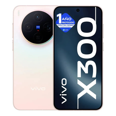 Vivo X300 Rosa Dual Sim Global Compacto Y Ligero, Todo El Poder Del Pro 12+ 256 Ram, Cámara Zeiss 200+50mp, Versión Global 100%, Servicios Google Incluidos , Flashcharge 90w | Meses sin interés