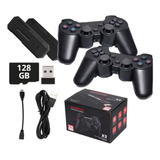 Kit 2 Controle +40000 Jogos Portatil + Game Gd10 + Cartão128