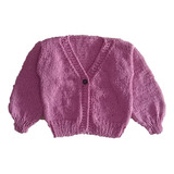 Sweater Cardigán Tejido, Talle 4 Años