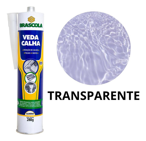 Kit 10 Unidades Cola Veda Calha Aluminio 280 Gr Brascola